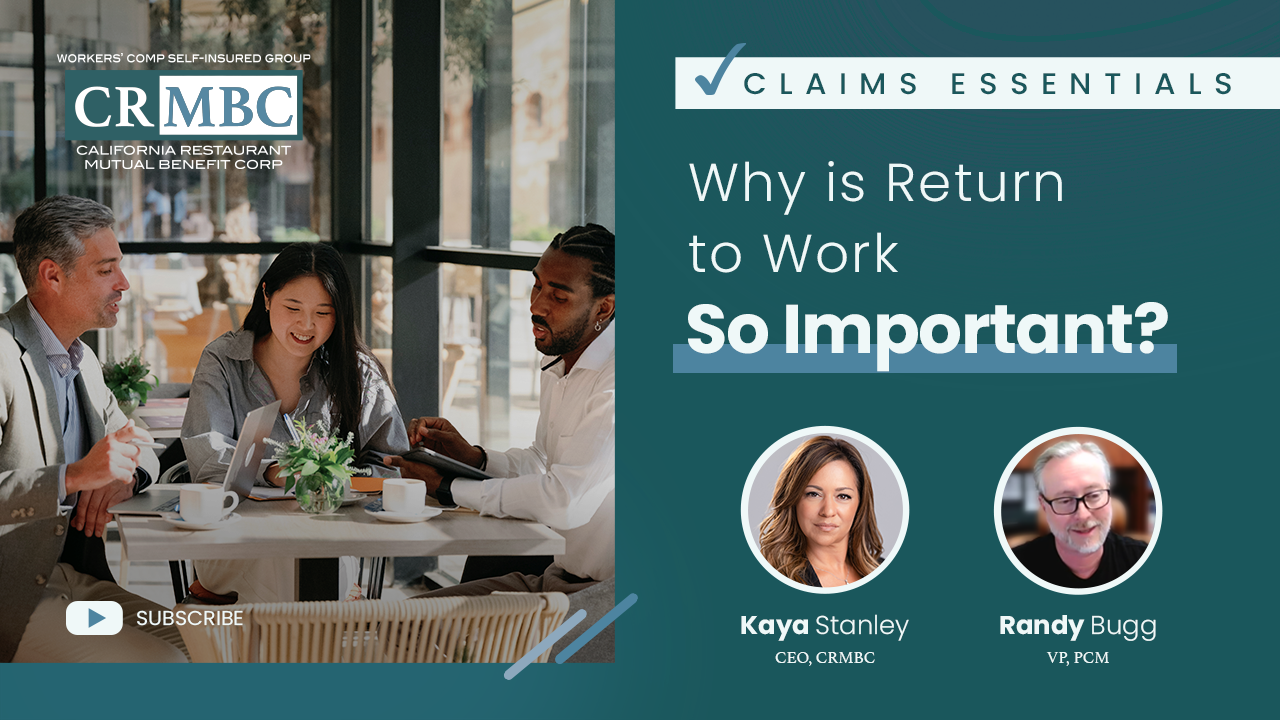Claims Essentials: Why is Return to Work So Important?