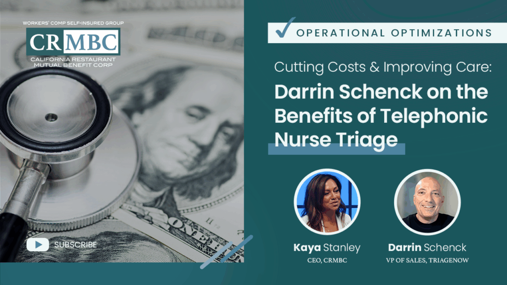 Cutting Costs & Improving Care: Darrin Schenck on Telephonic Nurse Triage Benefits