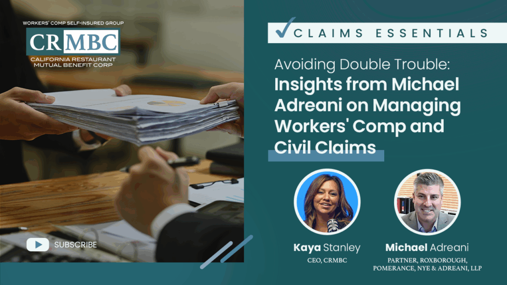 Avoiding Double Trouble: Insights from Michael Adreani on Managing Workers' Comp and Civil Claims